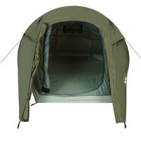 Tunneltent 2-persoons waterdicht olijfgroen 6