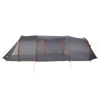 Tunnel Tent 5-Person met dak Grijs en Oranje 778 x 356 x 210 cm 7