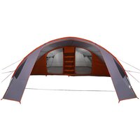 Tunnel Tent 6-Persoon Grijs en Oranje 700 x 590 x 215 cm 5