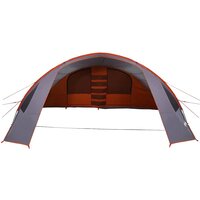 Tunnel Tent 6-Persoon Grijs en Oranje 700 x 590 x 215 cm 6