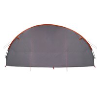 Tunnel Tent 6-Persoon Grijs en Oranje 700 x 590 x 215 cm 8