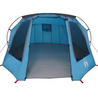 Tunnel Tent 3-Person met dak Blauw en Grijs 328 x 228 x 115 cm 5