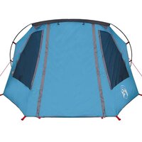 Tunnel Tent 3-Person met dak Blauw en Grijs 328 x 228 x 115 cm 6