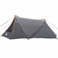 Tunnel Tent 3-Person met dak Grijs en Oranje 328 x 228 x 115 cm 7