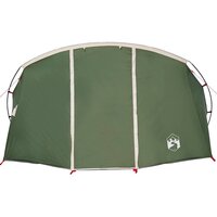 Tunnel Tent 4-Person met dak Groen en Wit 318 x 275 x 140 cm 6