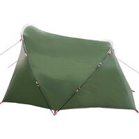 Tunnel Tent 4-Person met dak Groen en Wit 318 x 275 x 140 cm 7