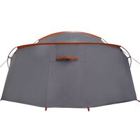Tunnel Tent 4-Person met dak Grijs en Oranje 318 x 275 x 140 cm 8