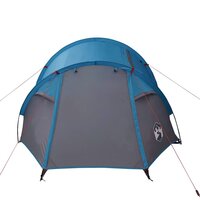 Tunneltent 2-persoons waterdicht blauw 6