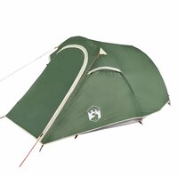 Tunneltent 2-persoons waterdicht groen 5