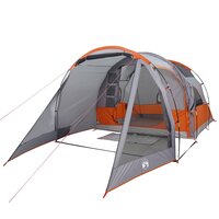 Tunneltent 4-persoons waterdicht grijs 3