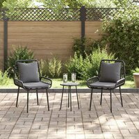 Tuin eettafelset 3 pcs Zwart en Anthraciet poly rattan 4