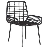 Tuin eettafelset 3 pcs Zwart en Anthraciet poly rattan 6