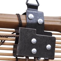 Rolgordijn 140x160 cm bamboe bruin 3