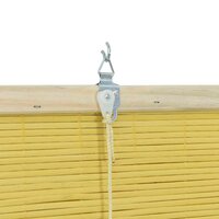 Rolgordijn Geel 60x160 cm Bamboe 8