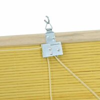 Rolgordijn Geel 90x160 cm Bamboe 7