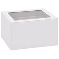 Sieradendoosje 3-laags 23x20,5x14 cm wit 8