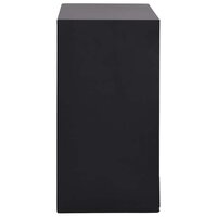 Sieradendoos 10-laags met horlogehouders zwart 29x20,5x40,5 cm 6