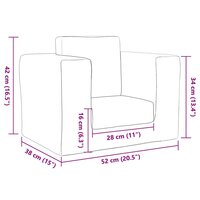 Kinderslaapbank zacht pluche lichtgrijs 9