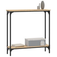 Wandtafel Sonoma Eiken 75x22,5x75 cm Bewerkt Hout 3