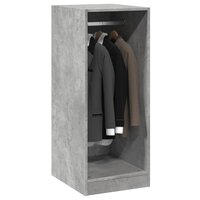 Kledingkast 48x41x102 cm bewerkt hout betongrijs 4