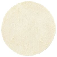 Hoogpolig vloerkleed NAVARRA 120x120 cm polyester cr&egrave;mekleurig 2