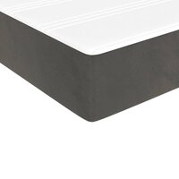 Pocketveringmatras medium 100x200x20 cm fluweel donkergrijs 5