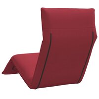 Ligstoel inklapbaar 175x54x8,5 cm oxford stof wijnrood 6