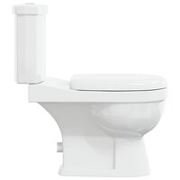Toilet met stortbak wit 5