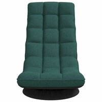 Vloerstoel draaibaar 70x51x79 cm stof donkergroen 4