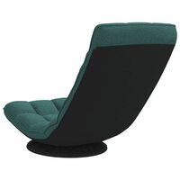 Vloerstoel draaibaar 70x51x79 cm stof donkergroen 6