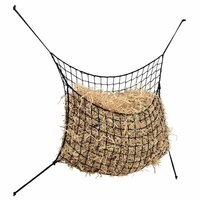 Hooinetten 2 st 100x90 cm rechthoekig polypropeen zwart 2