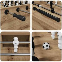 Voetbaltafel Artisan Eik 146,5 x 74 x 85 cm Bewerkt hout 8