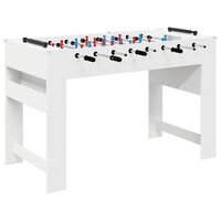 Voetbaltafel Wit 125 x 60,5 x 80 cm Bewerkt hout 2