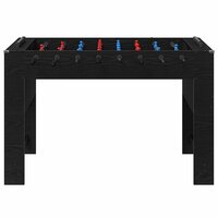 Voetbaltafel Zwarte Eik 125 x 60,5 x 80 cm Bewerkt hout 4
