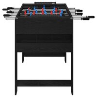 Voetbaltafel Zwarte Eik 125 x 60,5 x 80 cm Bewerkt hout 5