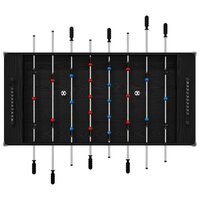 Voetbaltafel Zwarte Eik 125 x 60,5 x 80 cm Bewerkt hout 6