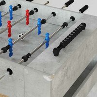 Voetbaltafel Beton Grijs 125 x 60,5 x 80 cm Bewerkt hout 3