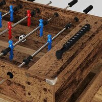 Voetbaltafel Oudhout 125 x 60,5 x 80 cm Bewerkt hout 3