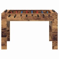 Voetbaltafel Oudhout 125 x 60,5 x 80 cm Bewerkt hout 4