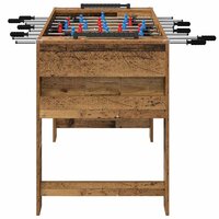 Voetbaltafel Oudhout 125 x 60,5 x 80 cm Bewerkt hout 5