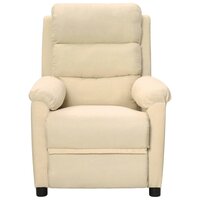 Massagestoel stof cr&egrave;mekleurig 2