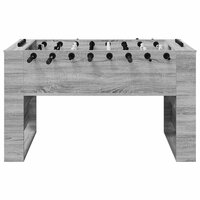 Voetbaltafel Grijze Sonoma 146,5 x 74 x 85 cm Bewerkt hout 4