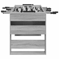 Voetbaltafel Grijze Sonoma 146,5 x 74 x 85 cm Bewerkt hout 5