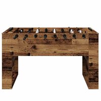 Voetbaltafel Oudhout 146,5 x 74 x 85 cm Bewerkt hout 4