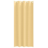 Zwart-out Gordijnen met Ringen 2 pcs Beige 245 x 140 cm 4