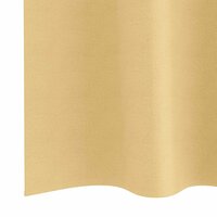 Zwart-out Gordijnen met Ringen 2 pcs Beige 260 x 140 cm 6