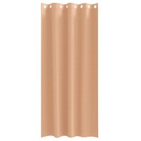 Zwart-out Gordijnen met Ringen 2 pcs Licht Bruin 245 x 140 cm 4