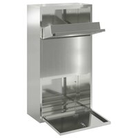 Pakketbrievenbus Zilver 44 x 22 x 82 cm Gegalvaniseerd staal 4