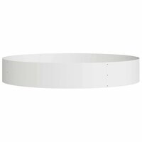 Plantenring Wit 120 x 120 x 20 cm Koudgewalst staal 2