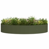 Plantenring Olijf Groen 120 x 120 x 20 cm Koudgewalst staal 3